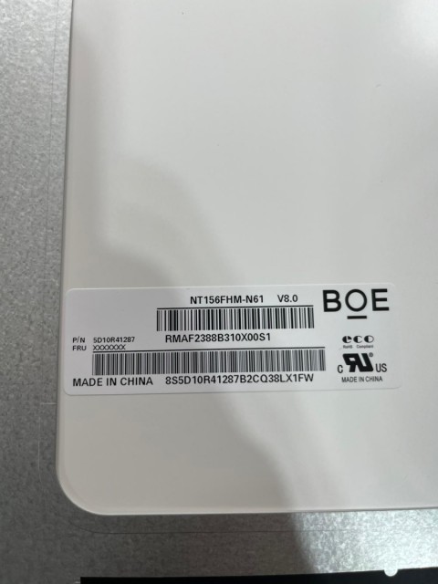 NT156FHM-N61 V8.0 15.6 inç 1920x1080 30 Pin IPS Laptop Ekran Paneli