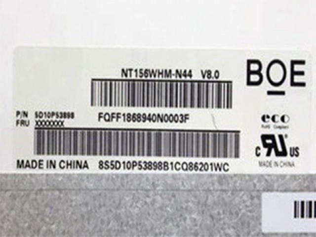 NT156WHM-N44 V8.0 15.6 inç 1366x768 30 Pin Laptop Ekran Paneli