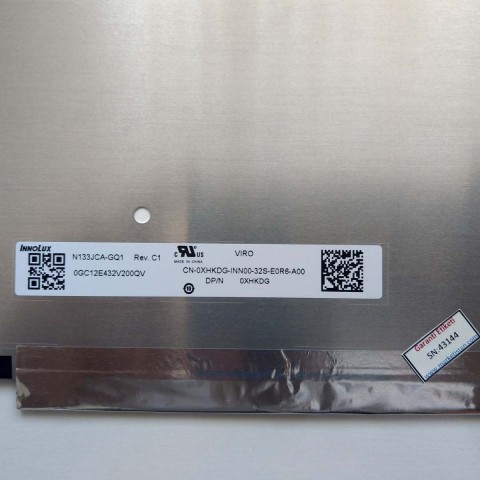 NV133WUM-N60 Uyumlu 13.3" Narrow 30 Pin Slim Led Ekran Panel 1920x1200 IPS 60HZ 291mm