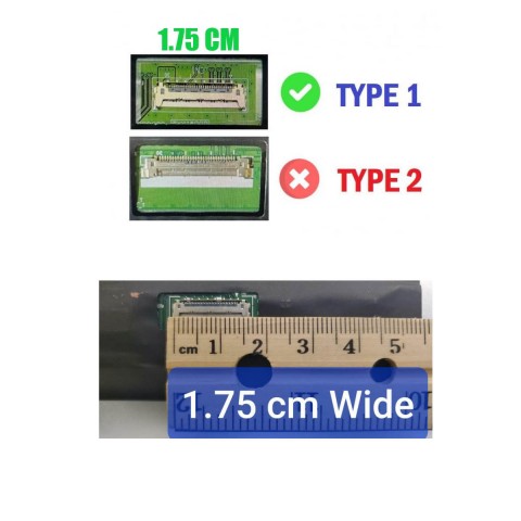 NV133WUM-N60 Uyumlu 13.3" Narrow 30 Pin Slim Led Ekran Panel 1920x1200 IPS 60HZ 291mm