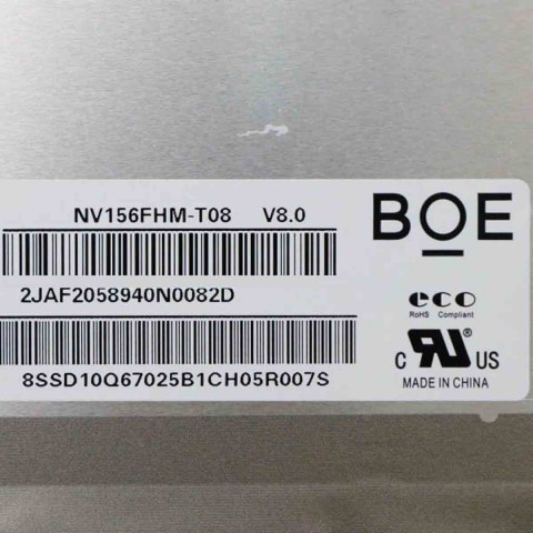 NV156FHM-T08 15.6 inç 1920x1080 40 Pin Dokunmatik Laptop Ekran Paneli