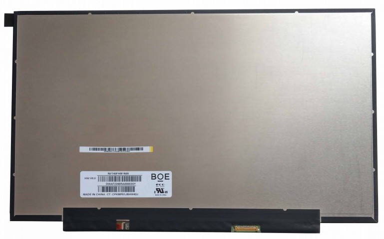 TV140FHM-NH2 Uyumlu 14" 30 Pin Vidasız Ekran Panel IPS 1080p